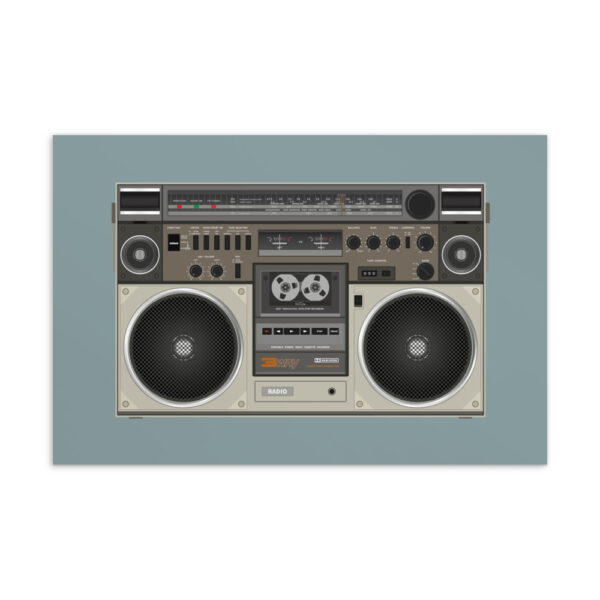 Postkarten Alt “Music Player” – Retro Design