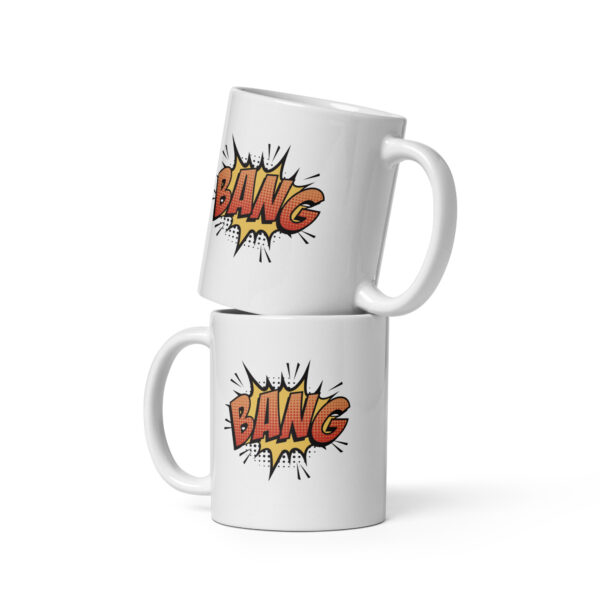 Teetasse Retro "Bang" mit farbenfrohem Design